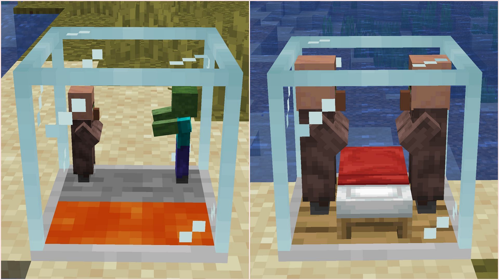 This mod also adds other blocks for villager farms (Image via Sportskeeda Gaming || Mojang Studios)